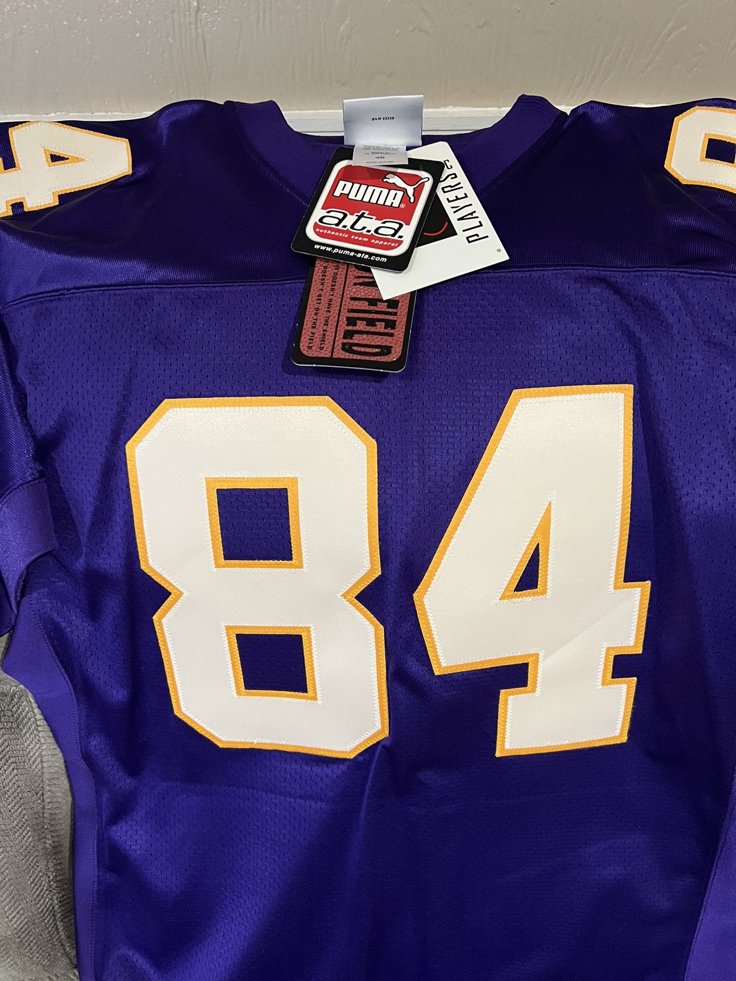 Randy Moss Authentic Puma vs. Mitchell and Ness Jersey 