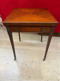 Vintage Maple & Co.  folding table in great condition for its age!