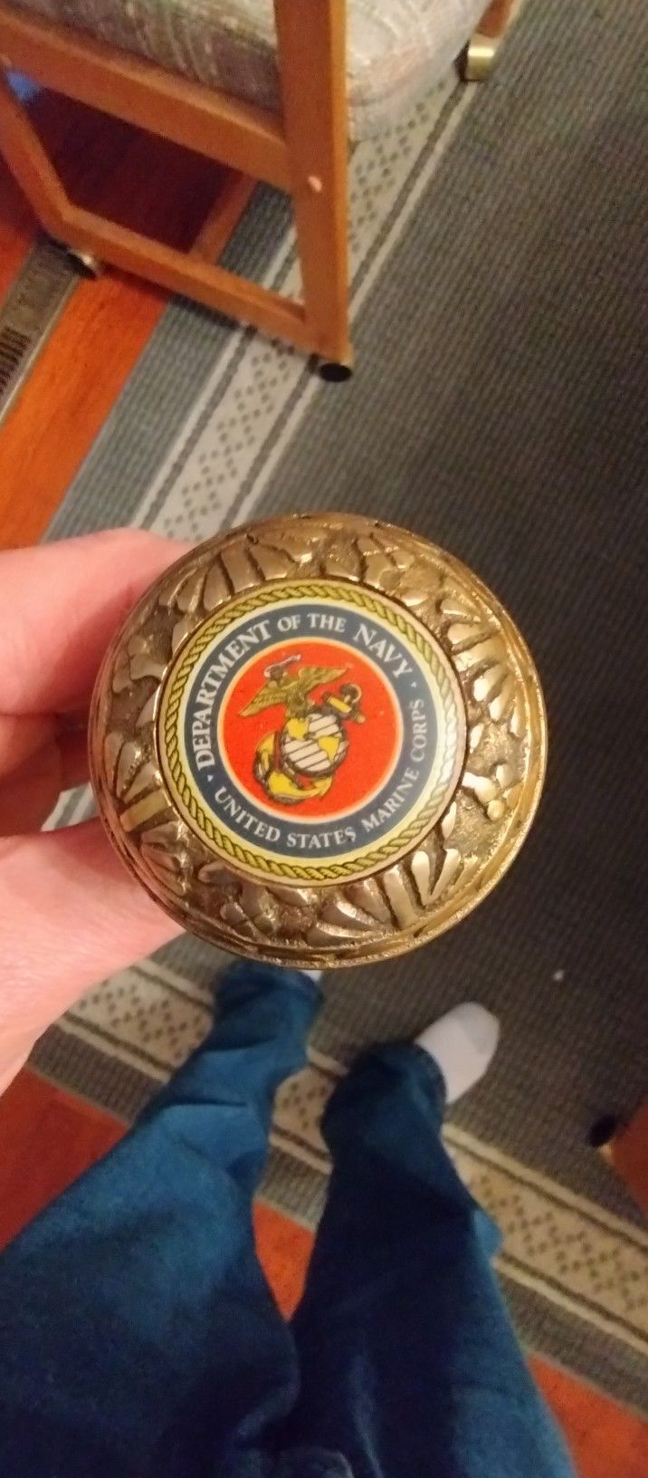 US NAVY / MARINE CORPS WALKING STICK