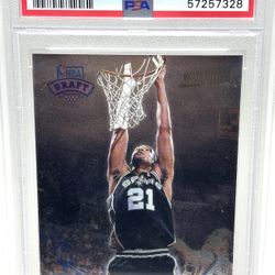 TIM DUNCAN ROOKIE PSA 9 1997 Stadium Club #201