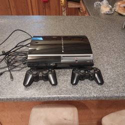 Ps3 Console with 18 Games, 2 Controllers And All Wires