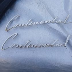 Lincoln Continental From The 1960's OEM Emblems