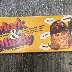 Vintage Mork and Mindy Card Game Milton Bradley 1970s TV Show