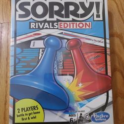 Sorry! Rivals Edition Board Game; 2 Player Game