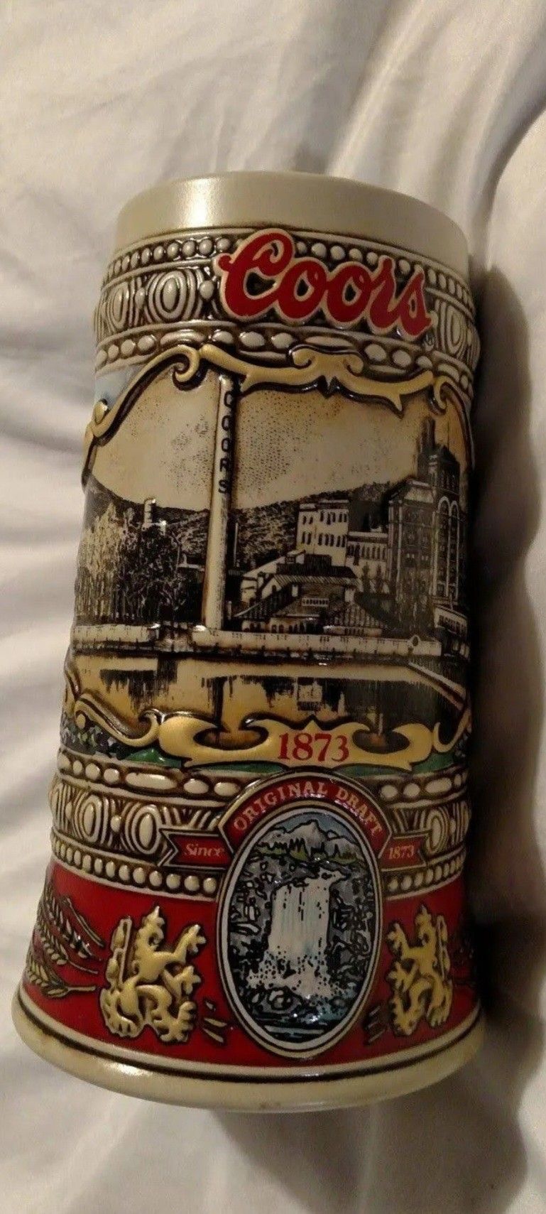 Coors/1873 Brewing Site Vintage Stein/New
