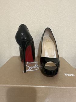 Christian Louboutin Very Prive 120 Patent Black