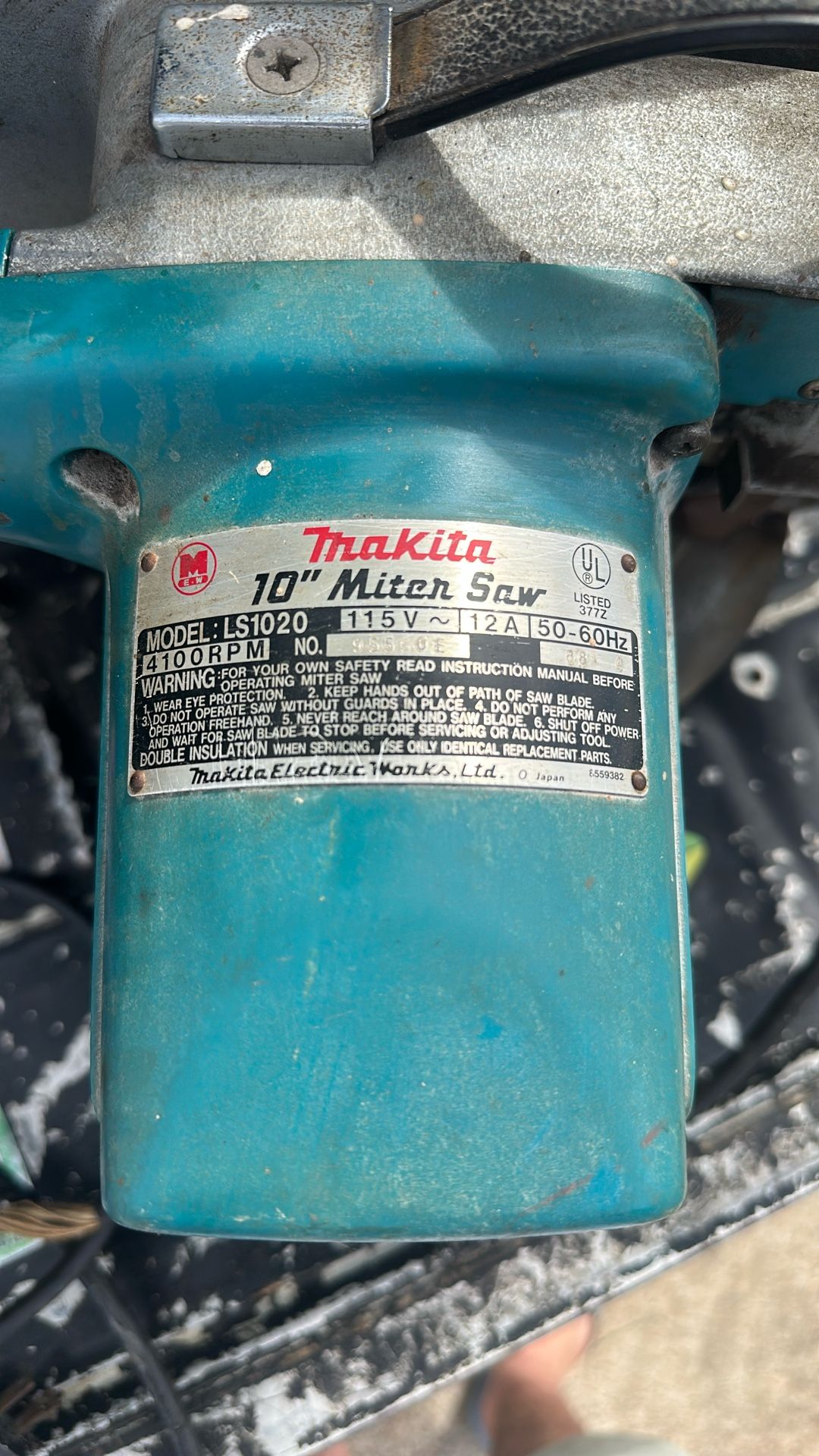 Vintage Makita Chop Saw