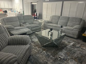 Brand new elegant plush corduroy sofa loveseat