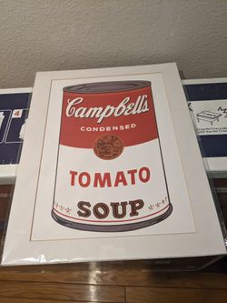 Warhol Campbell's Soup Print 12x8"