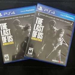 PS4 Disc Game “The Last Of Us/Remastered”