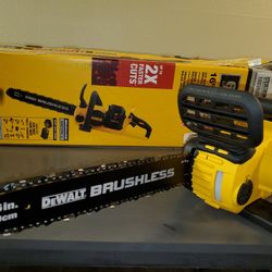 DEWALT60V MAX 16in. Brushless Cordless Battery Powered Chainsaw, Tool Only