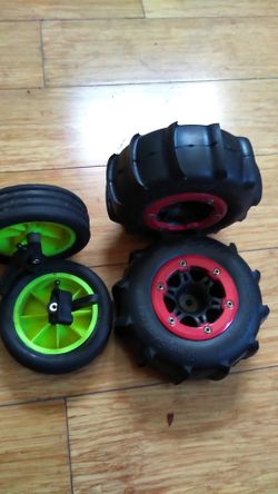 New paddle tires and bearinged hubs