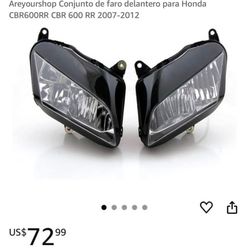 Honda CBR600 RR Motorcycle Headlights 2007/12