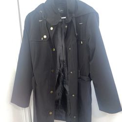 London Fog Black Jacket Size Large