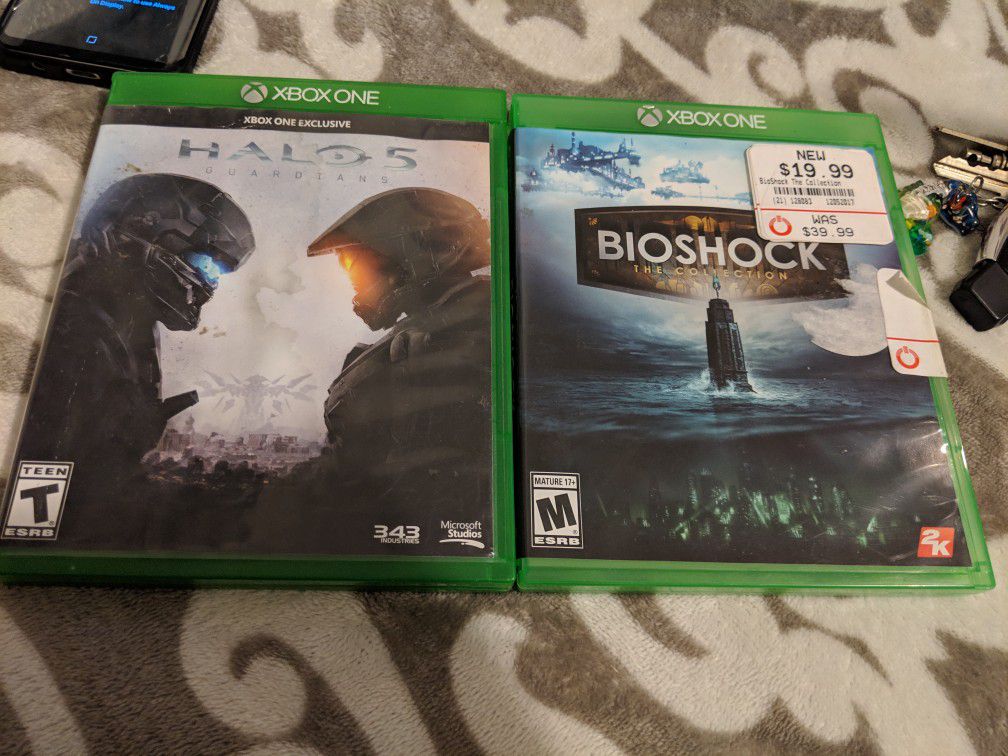Halo 5 and bioshock