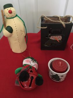 Snowmen Christmas Lot