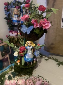 Alice In Wonderland Center Pieces Handmade