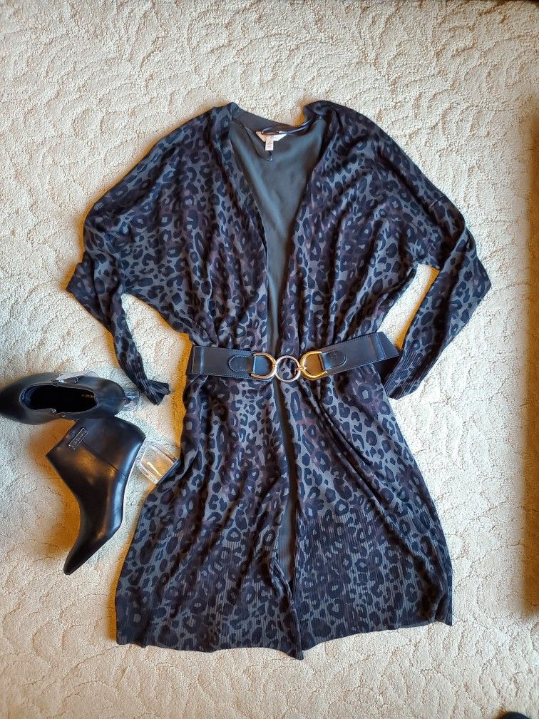 BNWT Terra & Sky Long Cardigan | 1X | Multi color