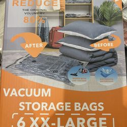 NEW IN BOX 6-2X Large Vacuum Storage Bags 