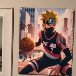 Naruto And Goku Wallart