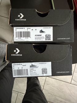 Infant converse low top and high top