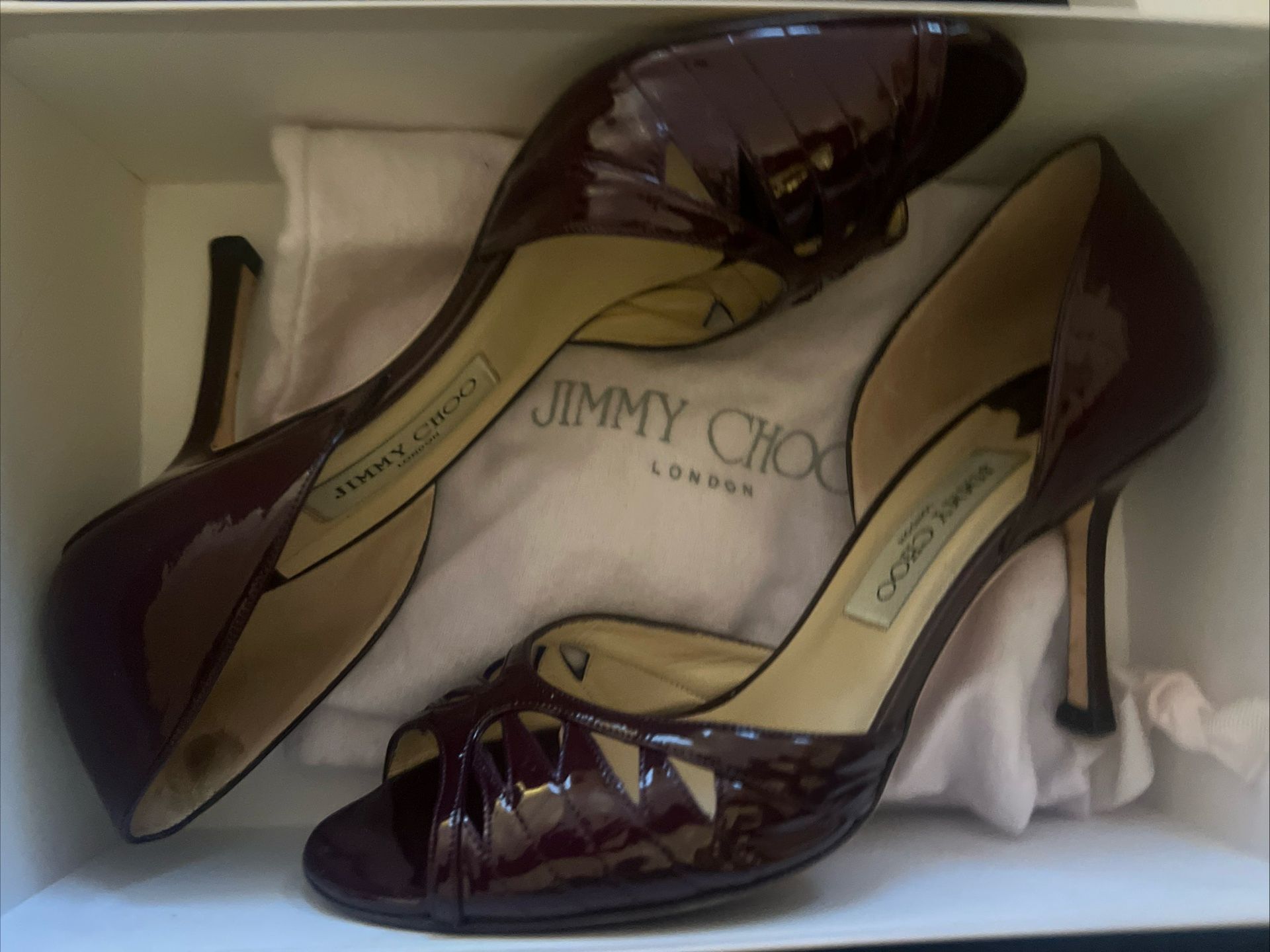 Jimmy Choo Plum Heels 40