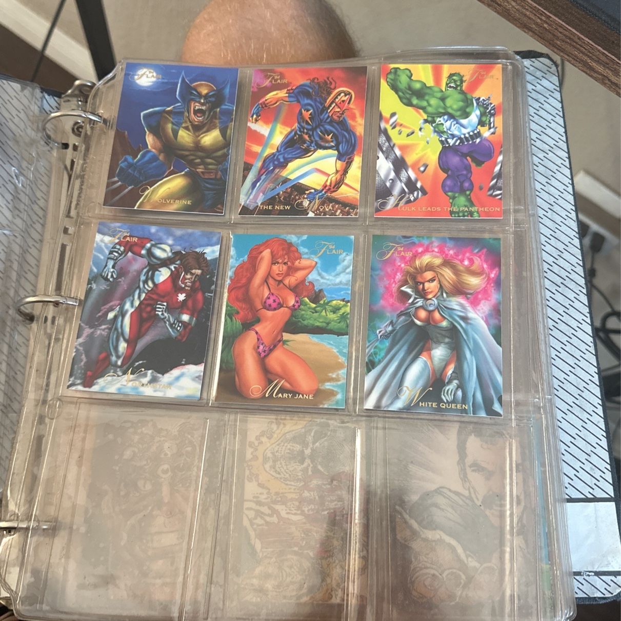 marvel trading card binder Amazon.com: Lotadilo for 4 Pocket Card Binder with 440 Pockets