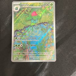Ivysaur Pokemon Card