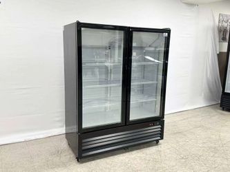NSF 48" 2-Door Glass Display Cooler – GDC-15B
