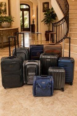 11 Like NEW Suitcases SAMSONITE LUGGAGE Spinners HARD Garmet Bags DUFFLE
