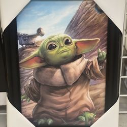 The Mandalorian “the Child” Wall Decor 