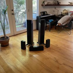 5.0 Surround Sound Martin Logans And Pioneer Amplifier VSX-1021