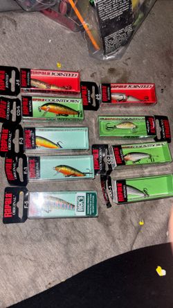 Rapala Minnows Different Pattern And Size 