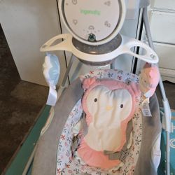 Baby Girl Owl Swing
