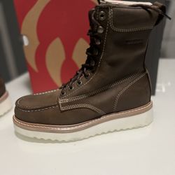 WOLVERINE WORK BOOTS LOADER 8”  SOFT