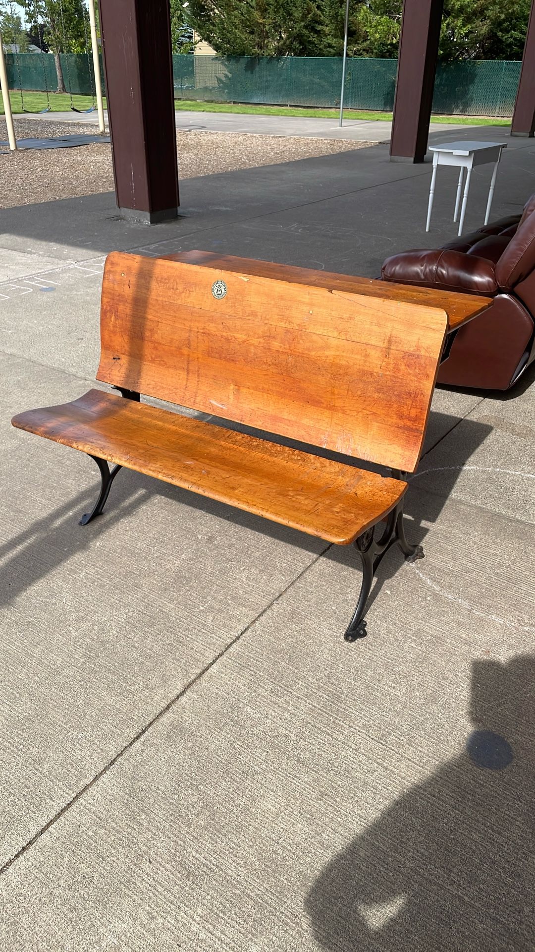 Antique School Desk