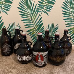 Beer Growler Collection Different Brewery