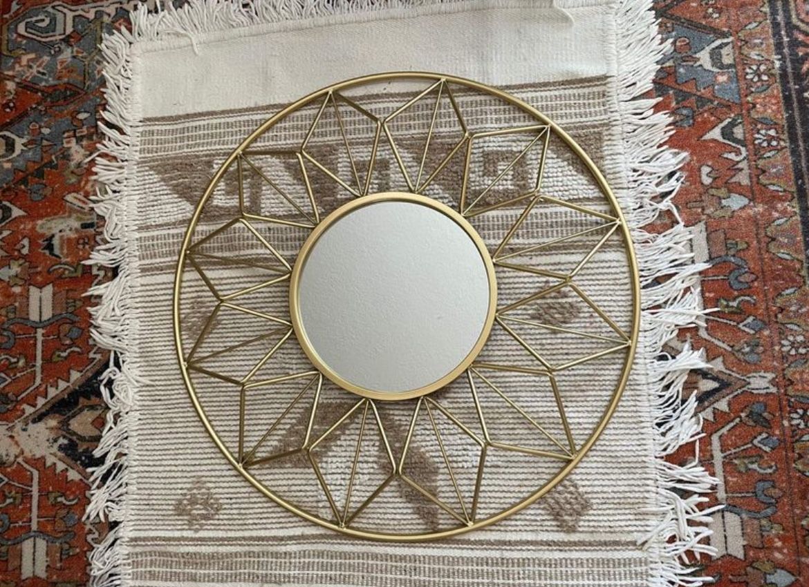 Gold Burst Metal Wall Decor