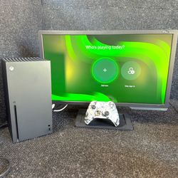 Microsoft Xbox Series X 1TB Console with Controller and Cables