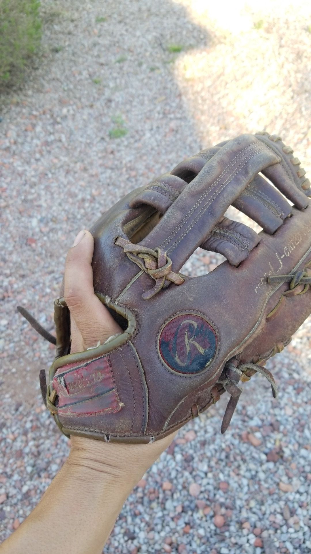 Rawlings 12 inch leather glove