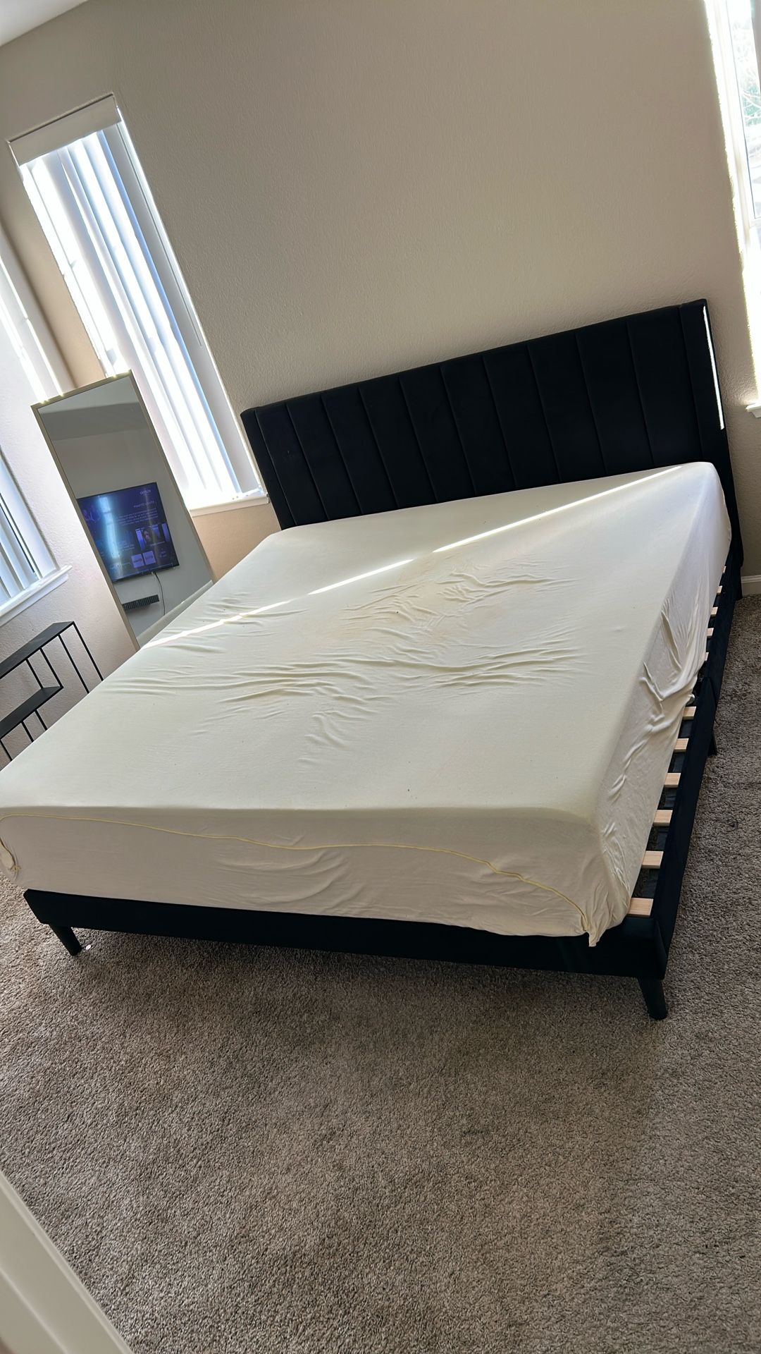California King Mattress With Frame And Mirror