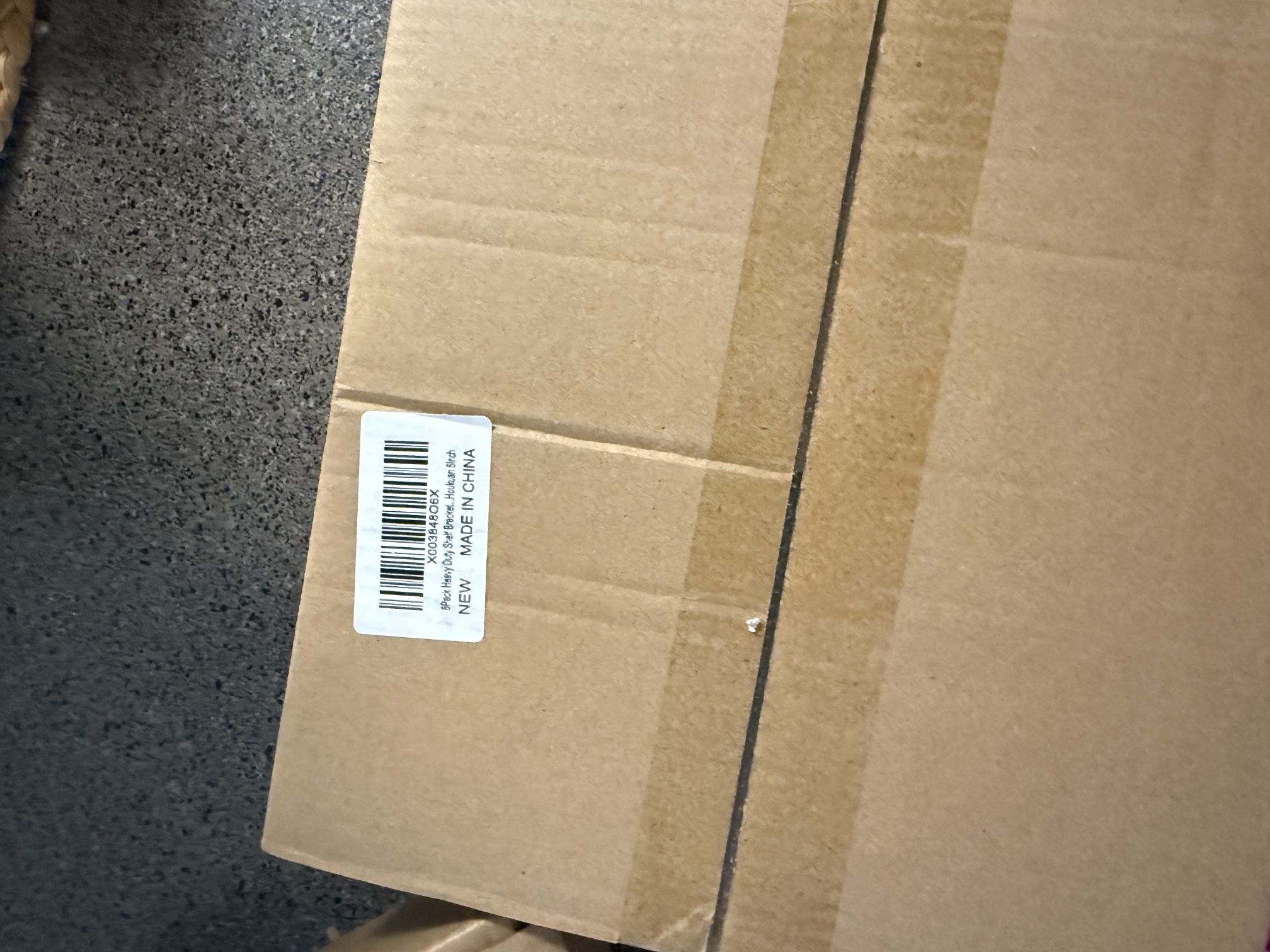 Heavy Duty Shelf Brackets – Brand New (6 Pack)