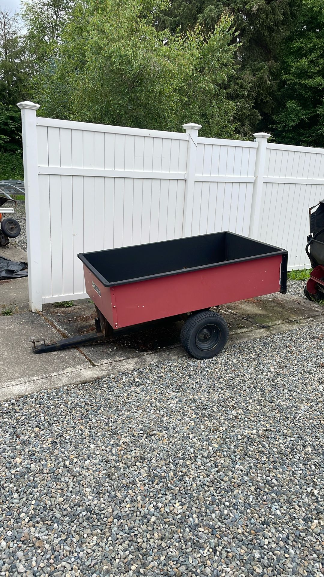 Garden Tractor Toe Behind cart