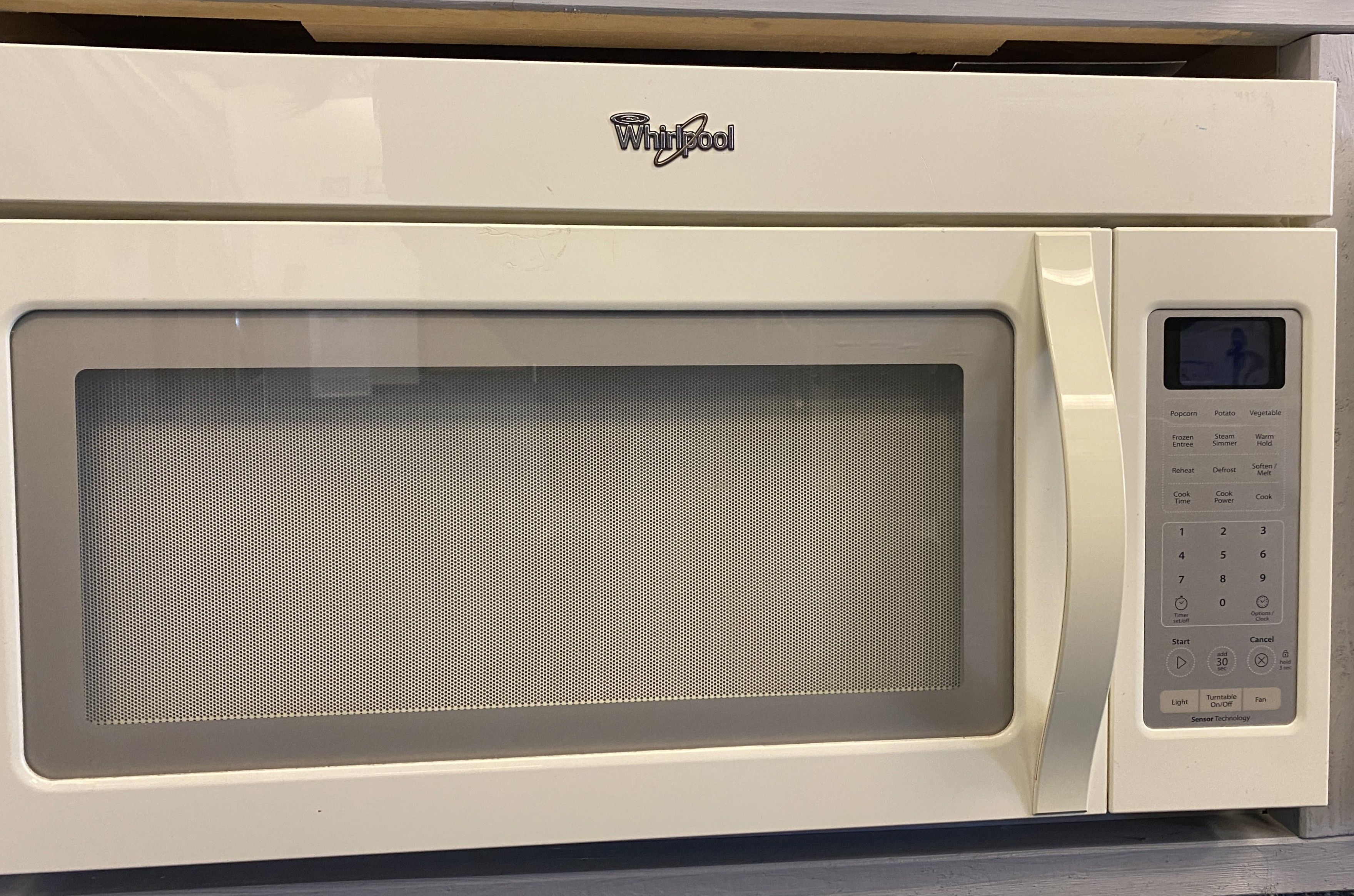 Bisque Whirlpool Over The Range Microwave (8-0004)