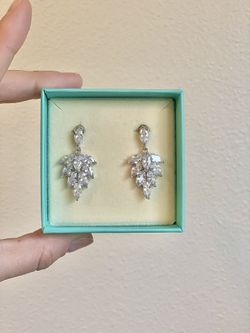 Cubic Zirconia crystal rhinestone Earrings