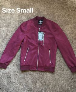 Brand New Men’s Burgundy Jacket Size Small 