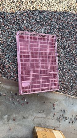Pink Dog Cage