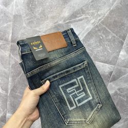 Fendi Menโs 2025 Jeans New