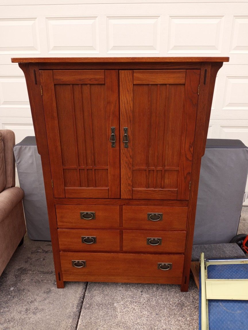 Gorgeous Wood Cabinet With Drawers