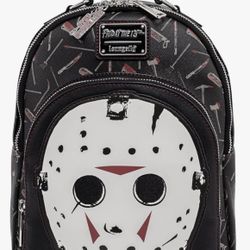 Loungefly Jason Friday The 13th Backpack Glows New With Tags 